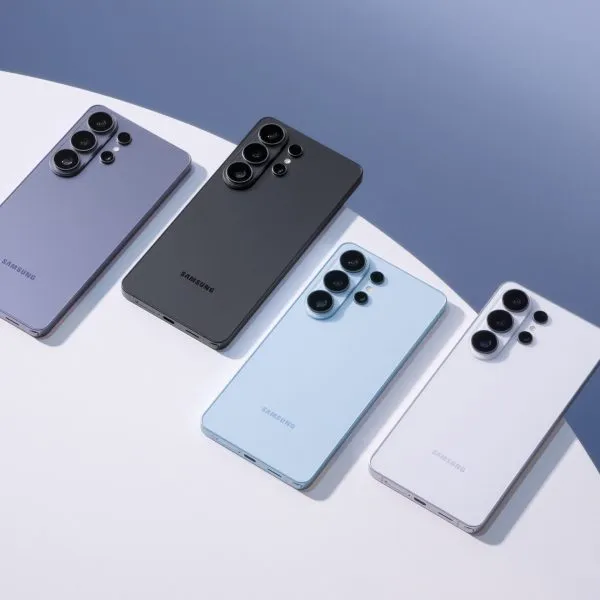 The Galaxy S26 Ultra in its colour range