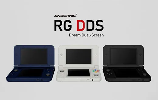 ANBERNIC RG DDS, a 3DS-Style Dual-Screen Handheld, Costs $299.99 and Ships December 10